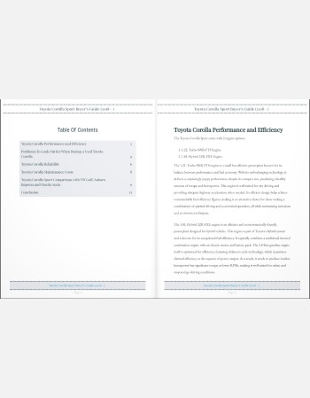 toyota corolla sport buyers guide (2018-)